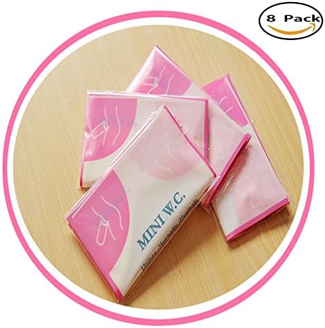 XIHAA Disposable Urine Bags, Perfect Traffic Jam, Travel, Outdoor Activities, Camping, Hiking Suitable Men, Women, Children Pink (2 Box)