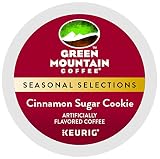 Green Mount Coffee Cinnamon Sugar Cookie Keurig Single-Serve K-Cup Pods, Light Roast Coffee, 24 Count