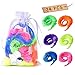 huianer 24pcs Magic Worm Toys Wiggly Twisty Fuzzy Carnival Party Favors(Random Color)