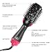 One Step Hair Dryer & Volumizer,Negative Ion Hot Air Brush, Styling Hair Dryer Brush,Ceramic Electric Blow Dryer Brush for All Hair Types with 2Pcs Hair Clipthumb 2