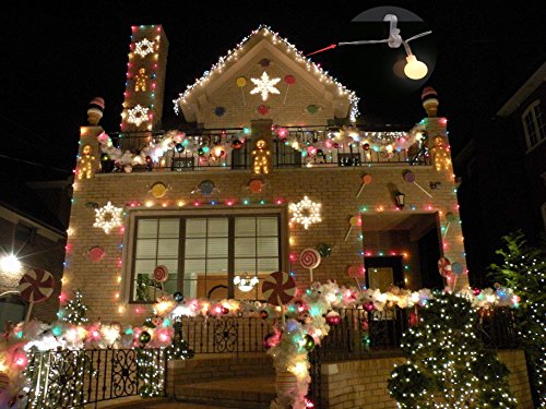 Meetory 50 Pcs Gutter Hang Hooks,S Clip Hooks for Christmas Decoration Outside String Lights,Seasonal Fairy Light