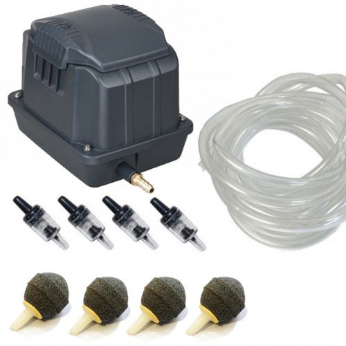 Boyu Outdoor Garden Pond Air Pump with Free Pipe and Air Stones (SES20