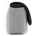 MegaGear Fujifilm X100F, X100T, X100S Ultra Light Neoprene Camera Case, with Carabiner - Gray - MG1095