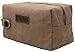 IBLUE Canvas Toiletry Bag Travel Dopp Kit Shaving Bag Makeup Cosmetic Organizer Bag