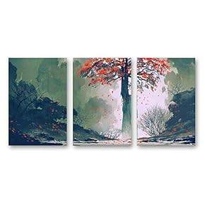Abstract Dream Place Landscape Painting Artwork for Home...