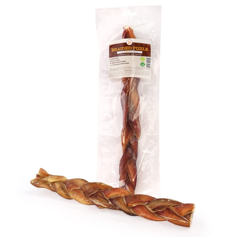 30cm Braided Pizzle Low Odour Long Lasting Natural Dog Chew Treat
