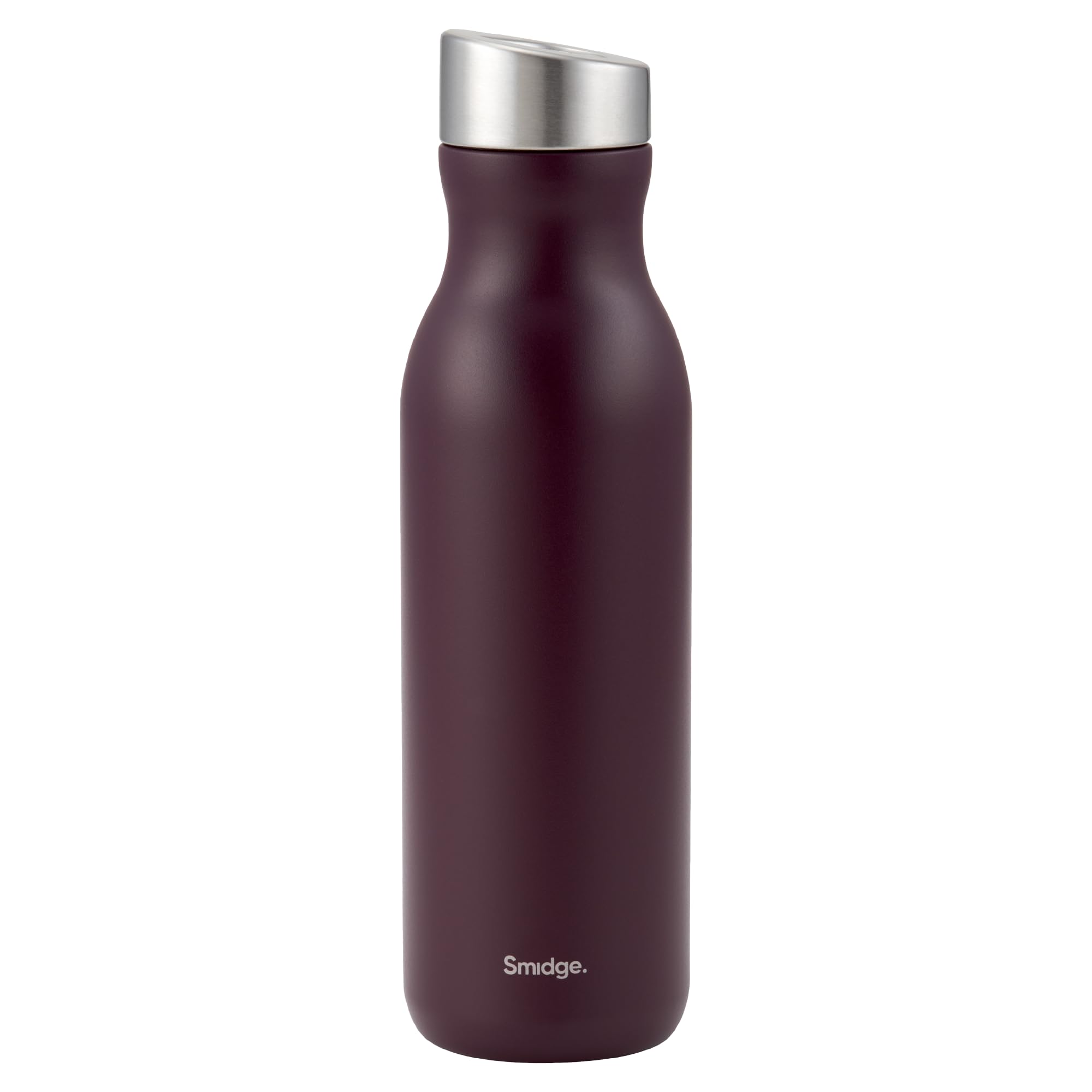 Smidge 500ml Stainless Steel Water Bottle - BPA-Free Insulated Water Bottle - Lightweight 245g with Leak Proof & Portable Design - Thermal Water Bottle for Hot & Cold Drinks - Autumn Berry