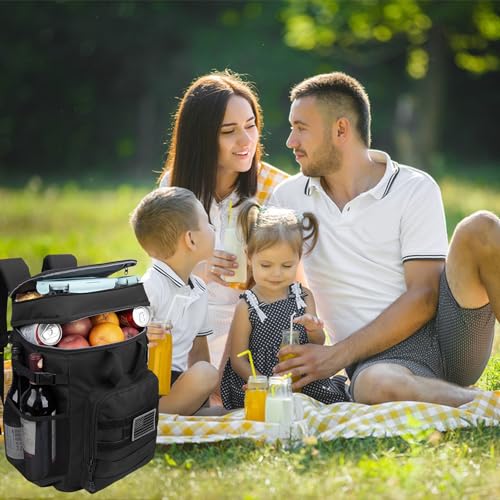 Hp hope 43L Insulated Backpack Picnic Bag Cooler Bag Large Backpack for Men Women Camping Beach Outdoor Travel Family Picnic BBQ