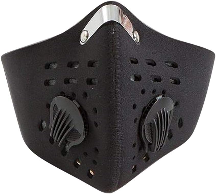 QiaoJia Dust Face Shield, Anti Air Pollution Smoke Face Shield, Reusable Protection Filters from Dust for Women Man