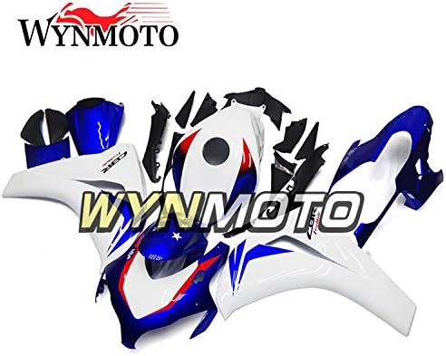 Ceramicszb Blue White Star New ABS Plastic Injection Motorcycle Fairing Kit For Honda CBR1000 RR 2008 2009 2010 2011 Sportbike Panels