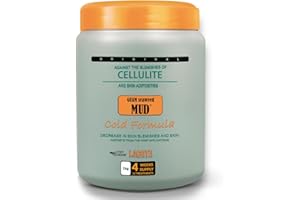 GUAM Anti-Cellulite Mud Cold Formula – Seaweed Body Wrap for Legs & Thighs – Skin Tightening, Lymphatic Drainage & Water Retention Relief (2.2 Lb)