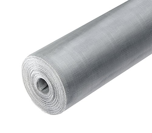 ONPIRA Fliegennetz Meterware aus Eisen Verzinkt/Aluminium/Edelstahl 0,8m / 1m /1,2m (1m / Aluminium)