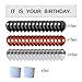 YNOUU Dwight Birthday Banner Set Decorations - Black, Silver Balloons, White Crepe Streamers, Banner, 4 Count