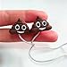 QearFun in Ear Wired 3.5 mm 3D Cute Cartoon Poop Joke Earphone/Earbuds/Headphones with Mic Hands-Free for Apple,Samsung,HTC,Android Smartphones Mp3