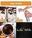 Manual Coffee Grinder, Best for Traveler, Stainless Steel, Conical Hand Mill, Easy to Carry Fresh Grinders For Home, Adjustable hand crank