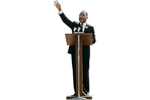 111PRINT Life Size Cardboard Cutout Historical Figure Cutouts, 5 ft Martin Luther King Jr Standee Standup, for Party, Classroom, Museum, Black History Month, Events