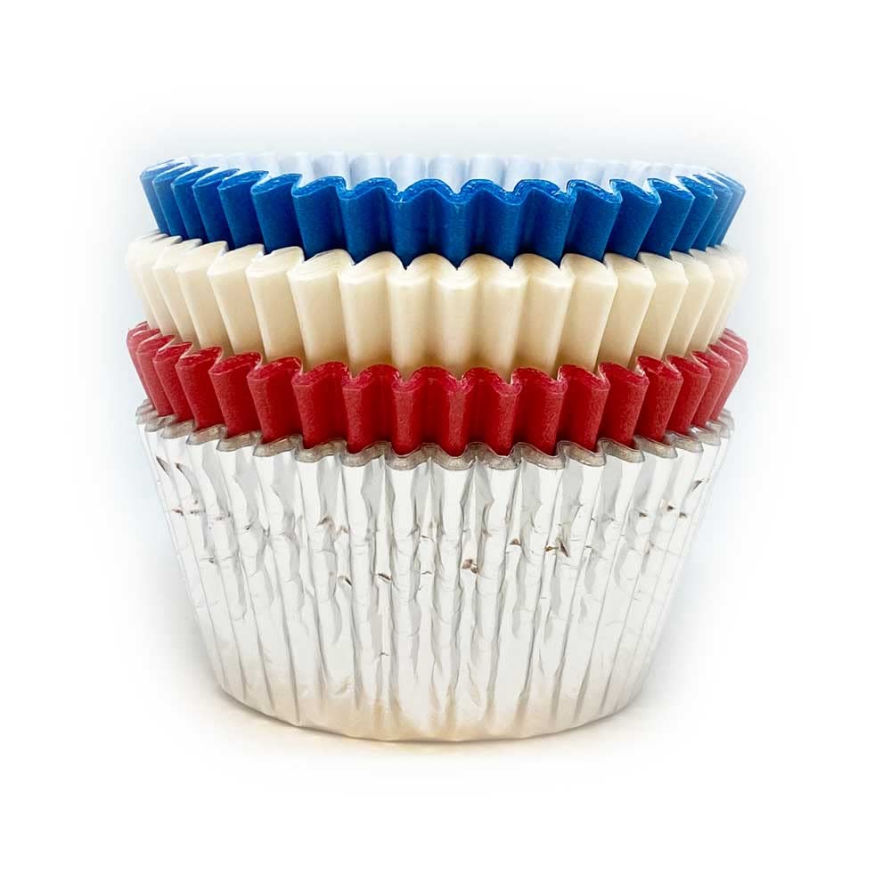 Coronation Mix Cupcake Cases - 50. Ideal for All Your Coronation and Royal Cakes and Bakes