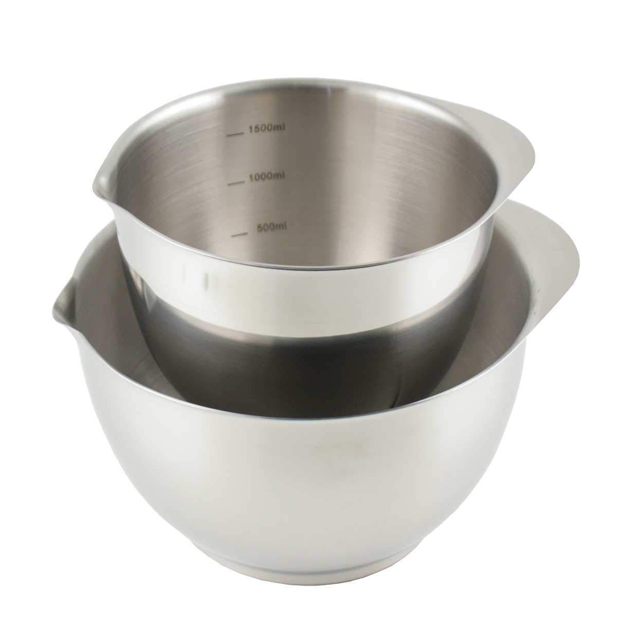 Rosti MARGRETHE RO-245120 5722002451202 Bowl Set Stainless Steel 1.5 L + 3 L