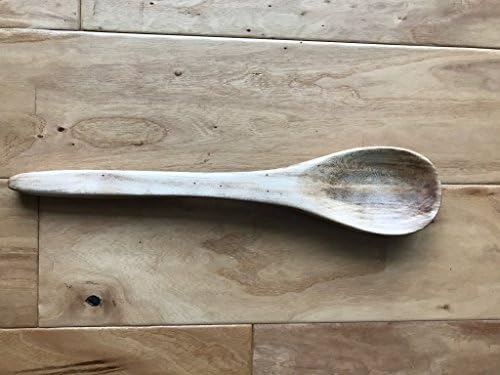 Hand Carved Large Wooden Spoon, from New Hampshire Beech Wood