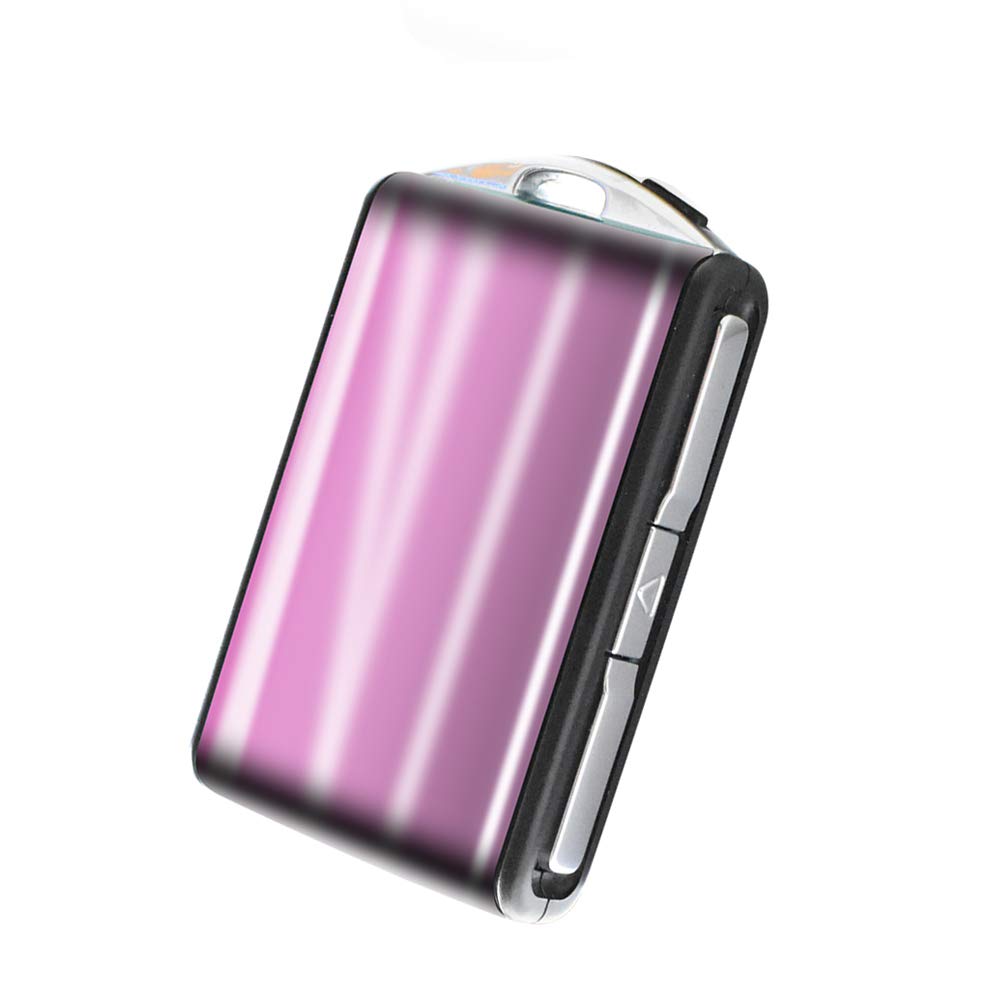 ontto Car Key Cover for Volvo XC60 XC90 S90 V90 ABS Plastic Case Remote Control Holder Protector Jacket Keyring Shell Pink