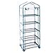 Worth Mini Ourdoors Indoor Greenhouse, 5 Tier 5 Shelf and PVC Cover Green House with Wheels, Plant Tower for Growing Seeds, Seedlings, Tending Potted Plants