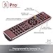 GE Universal Remote Control for Samsung, Vizio, LG, Sony, Sharp, Roku, Apple TV, RCA, Panasonic, Smart TVs, Streaming Players, Blu-ray, DVD, Simple Setup, 4-Device, Rose, 32934thumb 3