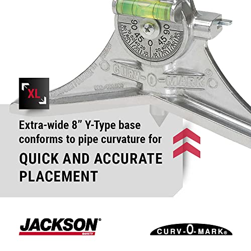 Jackson Safety Pipe Marker Centering Head Tool, CurvOMark Jumbo 7, To