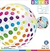 Intex Jumbo Inflatable Colorful Polka Dot Giant Beach Ball (Set of 2) | 59065EP