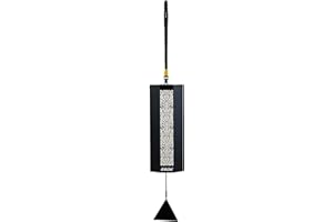 EROK Wind Chimes,Sound Healing,Dm Chord,Wind Chime for Yard/Porch/Garden Decor(Black)