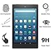 2017 Amazon Fire HD 8 Screen Protector, EpicGadget(TM) For 7th Generation 2017 Fire HD 8 Ultra HD Clear Anti Bubble Anti Fingerprint Anti Scratch 9H Hardness Tempered Glass Screen Protector