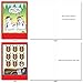 NobleWorks - 10 Assorted Funny Cards for Christmas - Cartoon Humor, Boxed Happy Holiday Notecards with Envelopes - Holly Jolly Rice Cakes A5557XSG-B1x10