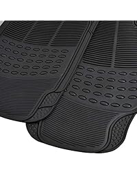 Alfombrillas de goma BDK para coche, furgoneta, SUV, camión, para 2 filas, todo tipo de clima