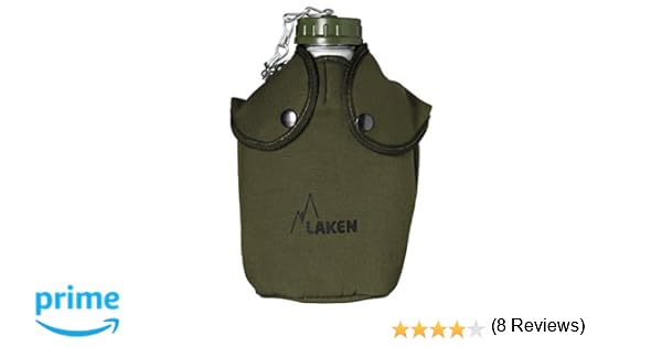 Laken 8412544001450 Cantimplora de Aluminio 1,3L con Funda Verde ...