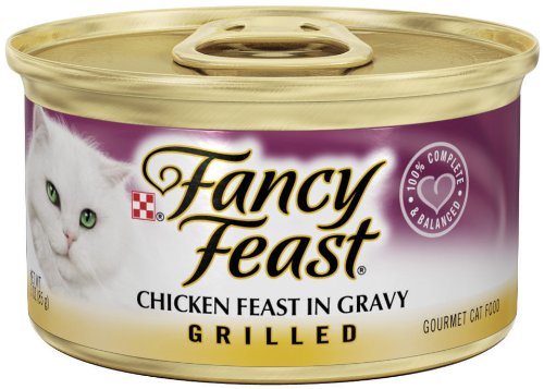 Purina Fancy Feast Grilled Chicken Feast in Gravy Cat Food - (24) 3 oz. Pull-top Can