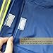 okdeals Dog Raincoat Leisure Waterproof Lightweight Dog Coat Jacket Reflective Rain Jacket with Hood for Small Medium Large Dogs(Blue,L)