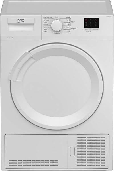 Beko DTLCE80041W 8kg Condenser Tumble Dryer White
