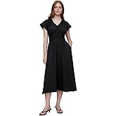 Gap Womens Smocked Waist Maxi Dress