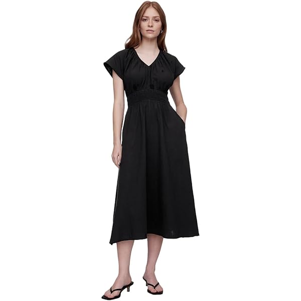 chinese dress ladies GAP Womens Maxi Shirt Dress Tea Rose XL at Amazon Women's Clothing store