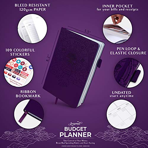 Legend Budget Planner Deluxe Financial Planner Organizer & Budget