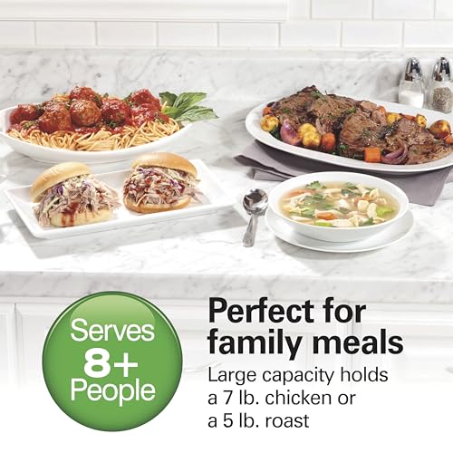 Hamilton Beach Portable 7 Quart Programmable Slow Cooker with Three