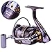 Sougayilang Fishing Reel Spinning -12+1BB Ultralight Smooth Powerful Spinning Reels for Freshwater Saltwater Bass Fishing（13bbdk-1000）