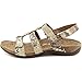 Vionic with Orthaheel Technology Women's Amber Natural Snake 8 Medium