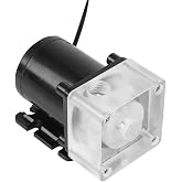 Heayzoki CPU Cooler, CPU Water Cooler, CPU Cooling System, Noiseless CPU Water Bump Computer Water Cooling System Pump G14 Thread for PC 500LH Ultra-Quiet Operation, default