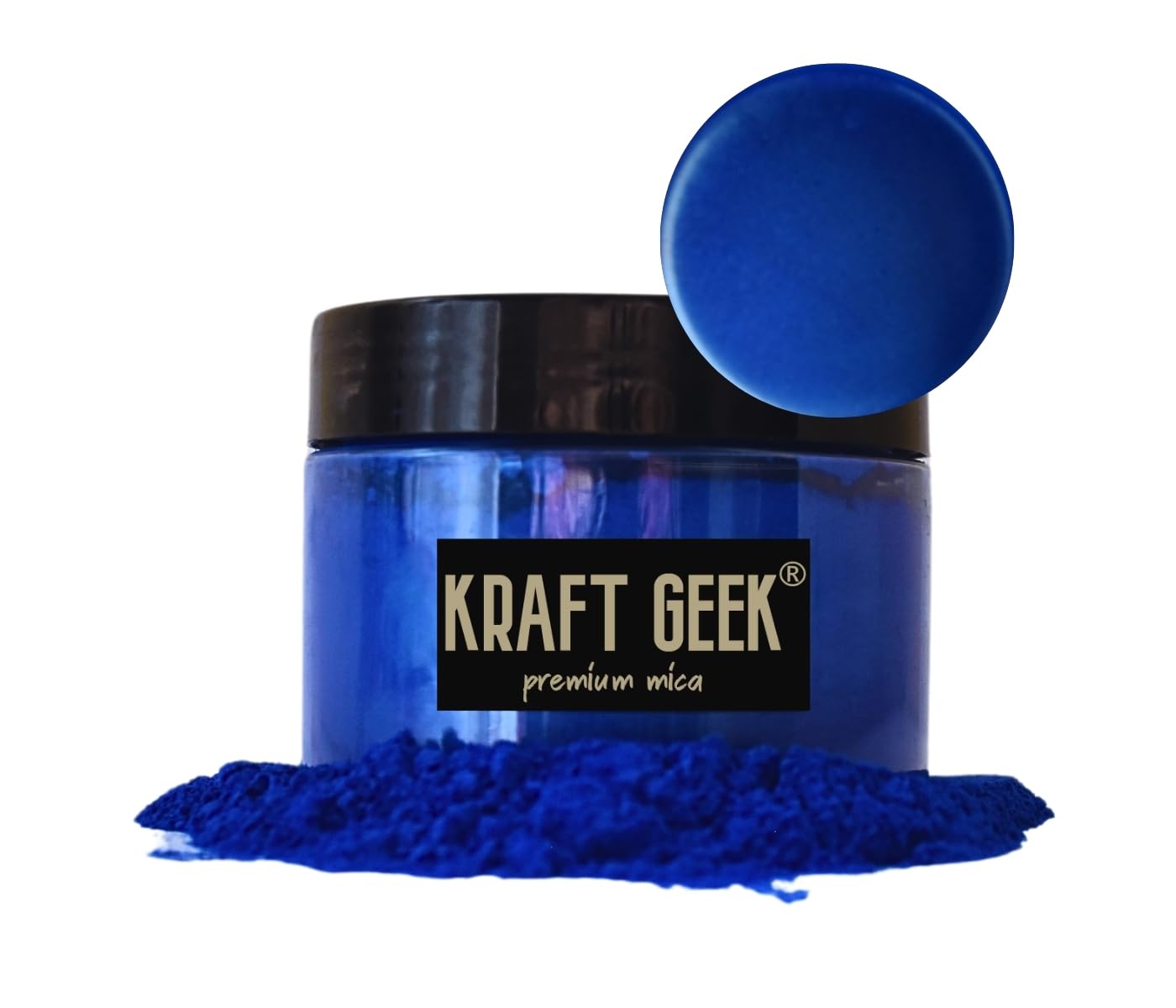 Royal Blue Premium Mica Powder 50g. Powder Dye for Epoxy Resin Pigment Natural Soap Colouring, Candle, Slime, Bath Bombs, Makeup, Nail, Fabric, Fabric dye, Wax Melts etc.