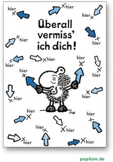 Sheepworld 50433 Postkarte Schaf Nr 25 Ich Liebe