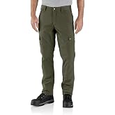 Carhartt Men's Relaxed Straight Ripstop Double-Front Lined Cargo Pant