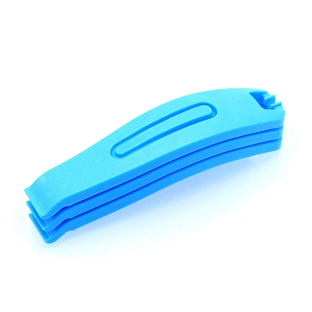 VOANZO Bike tire levers Bicycle Nylon Tire Crowbar Bike Tyre Opener Tyre Pry Bar Repair Tools Bicycle Accessories Stick Plastic Levers Tire Patch Kit 3PCs (Blue)