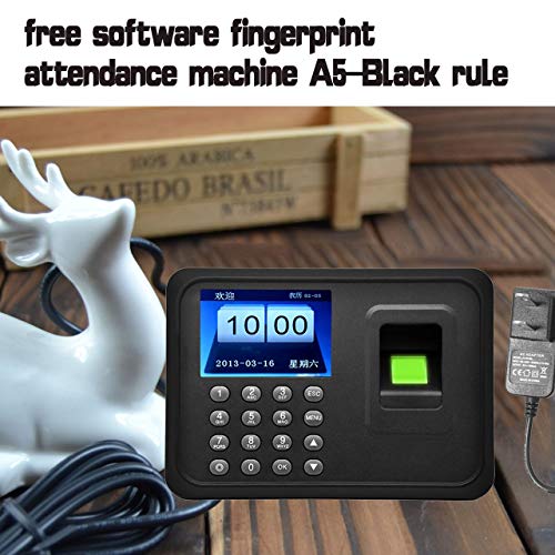 A6 LCD Display Smart Attendance Machine Recorder Biometric Fingerprint Time Clock Reader High Precision Reflect Fingerprint