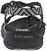 Skechers Modern Comfort Sandals Women's Reggae-Haystack Toe Ring Sandal,Black/Grey,7 M US
