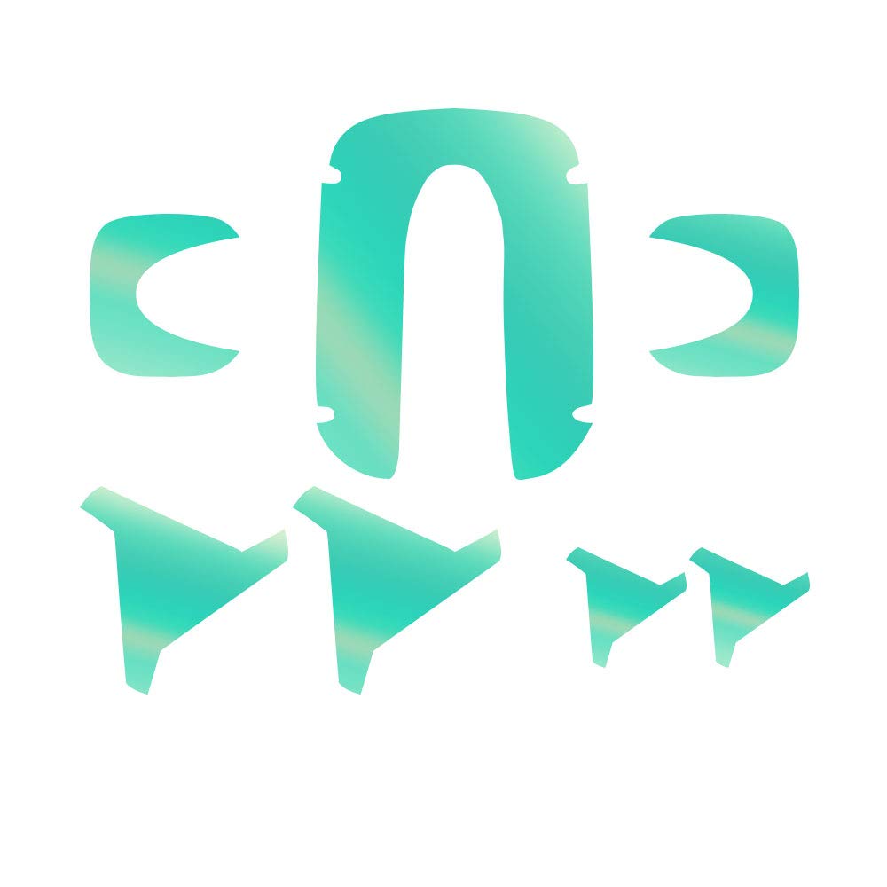 IPG for Vector Robot Face Screen Guard Decoration KIT Include Wheels&Body Set 7 Units Decals with 2 Units Screen Protector (Blue Coral)